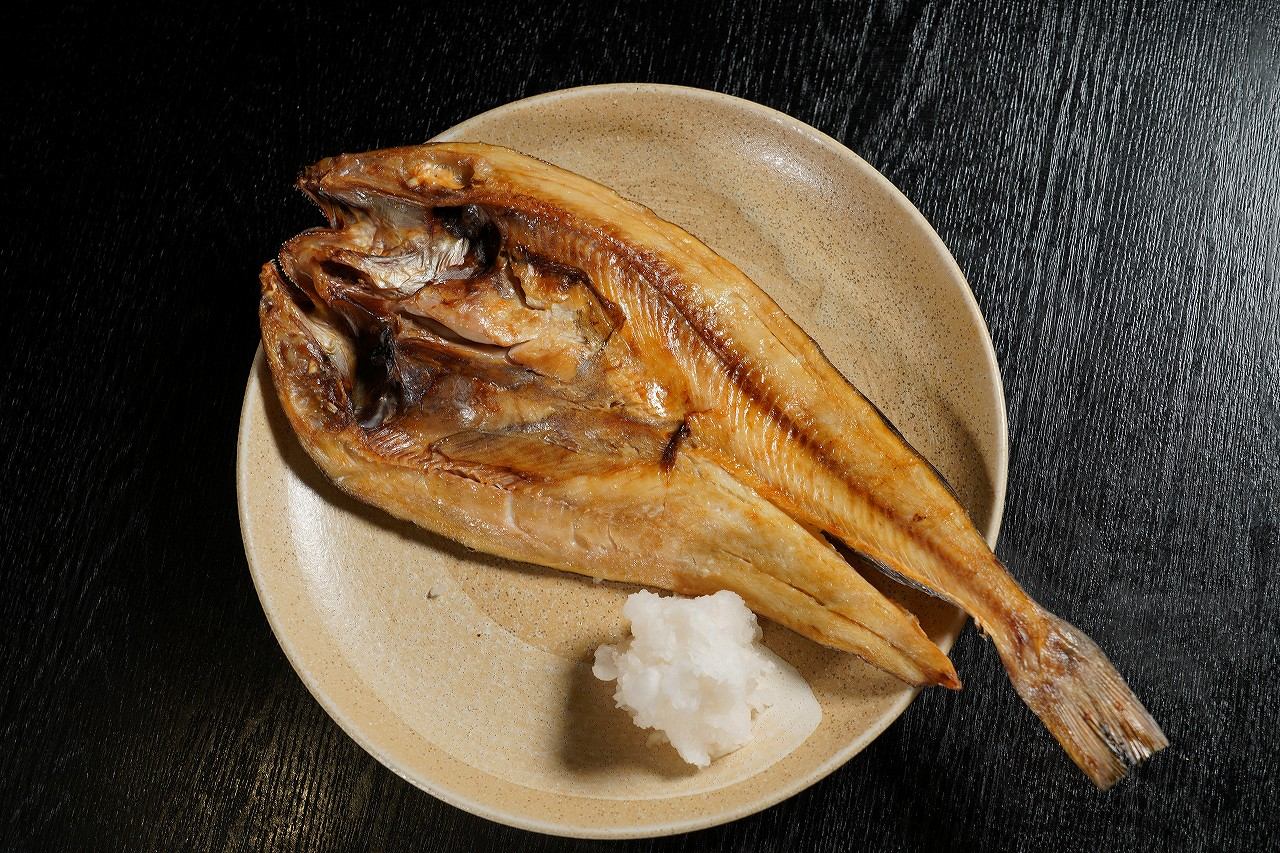 ほっけの開きと大根おろし